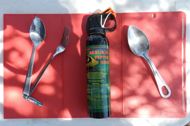 Bear spray for spice.