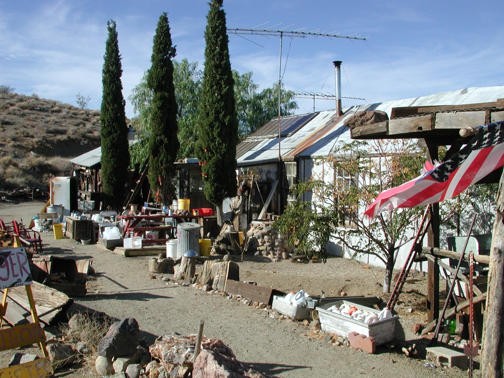 Burro Schmidt's Cabin and Caretaker's House - Now destroyed by vandals