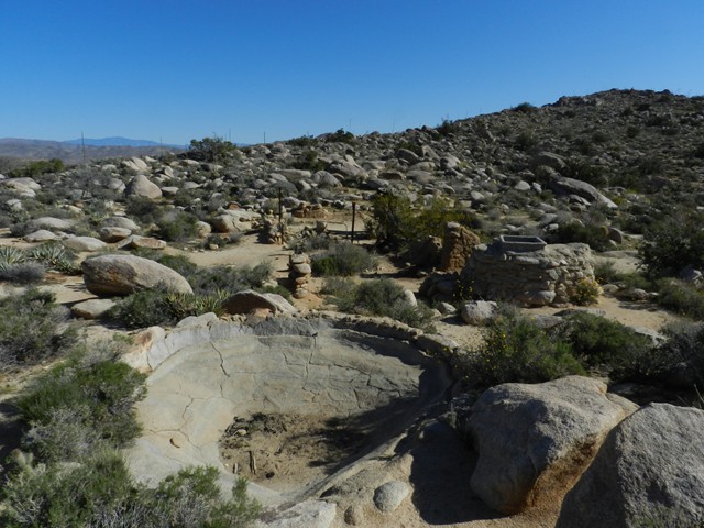 More of an overview and holding system.  A lot of cement that was brought up this hill, purported by hand.
