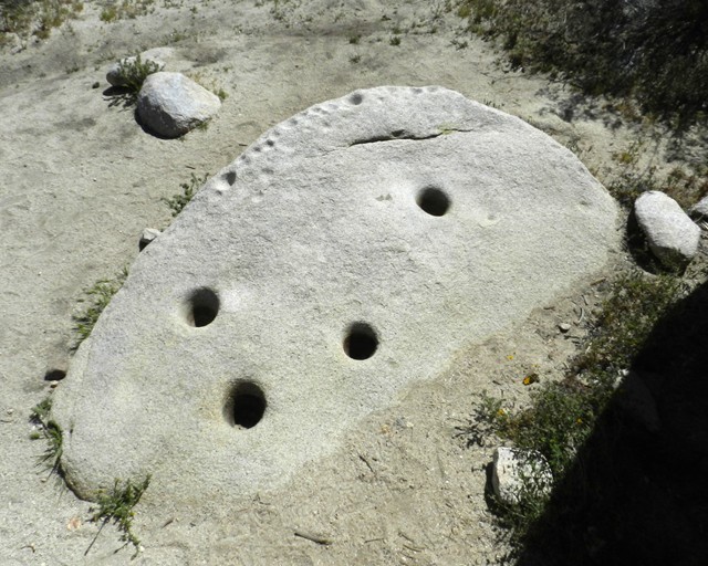Mortar sites like this are common and if you look at the resources found in the Julian area and the  proximity of this area you can imagine this is a great place to live off the land.