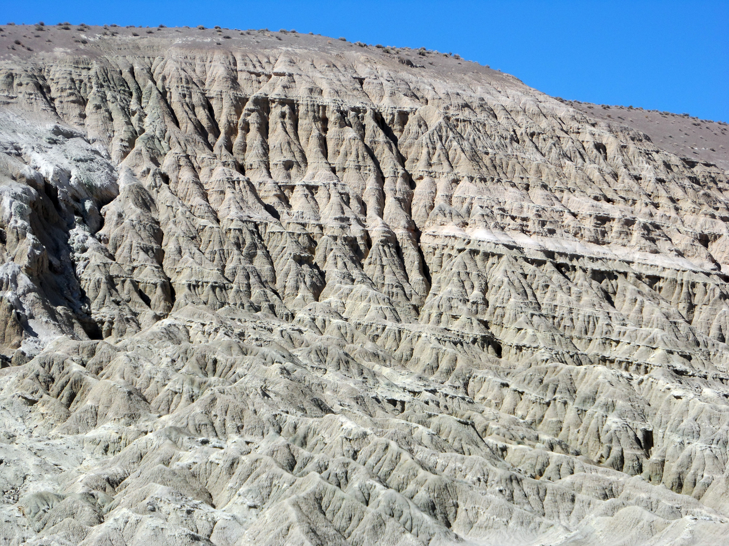 Close up of the erosion