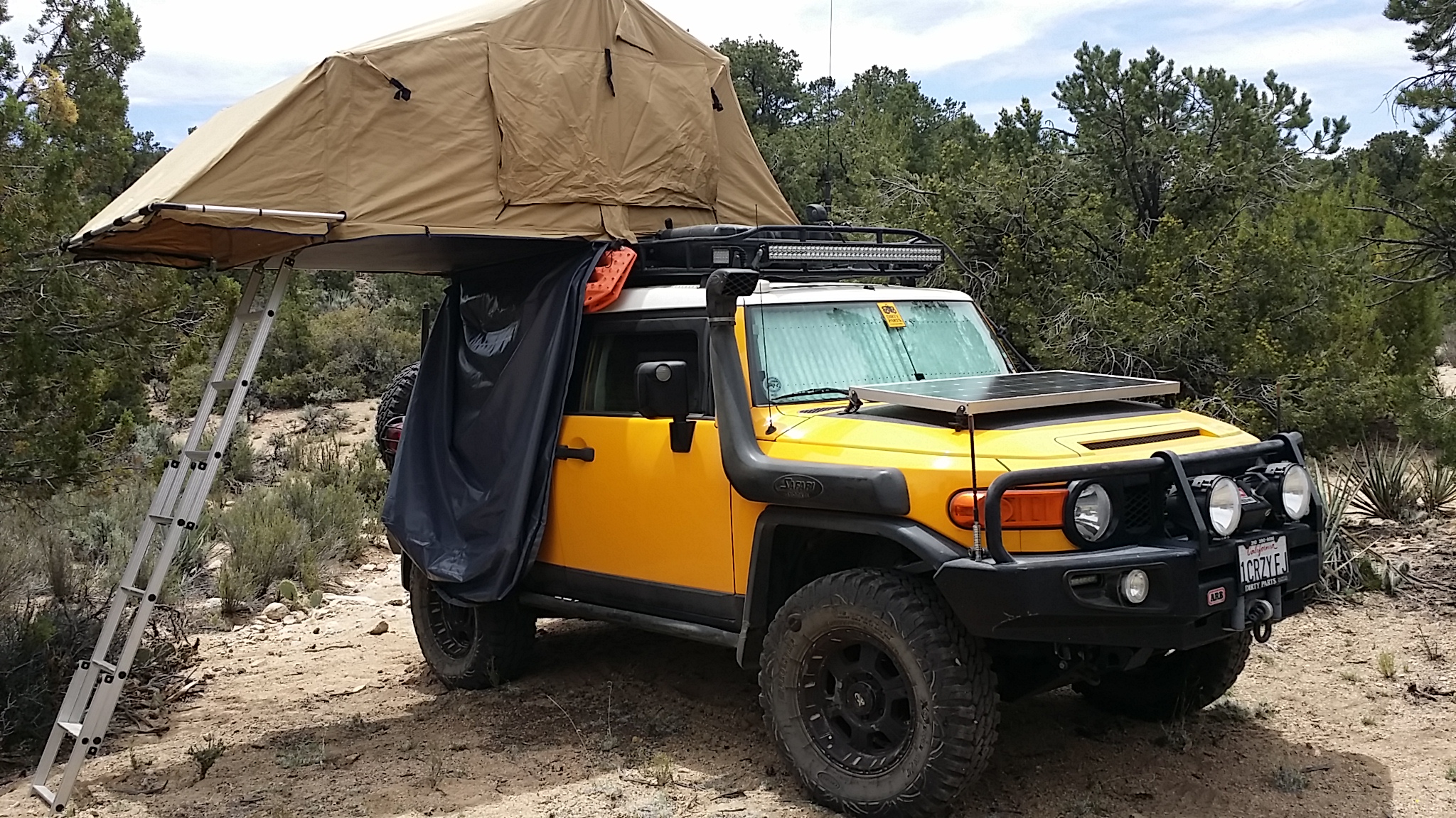 The FJ Hilton in camp