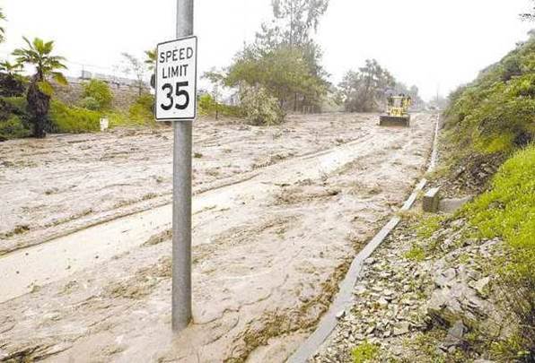 Mud slide