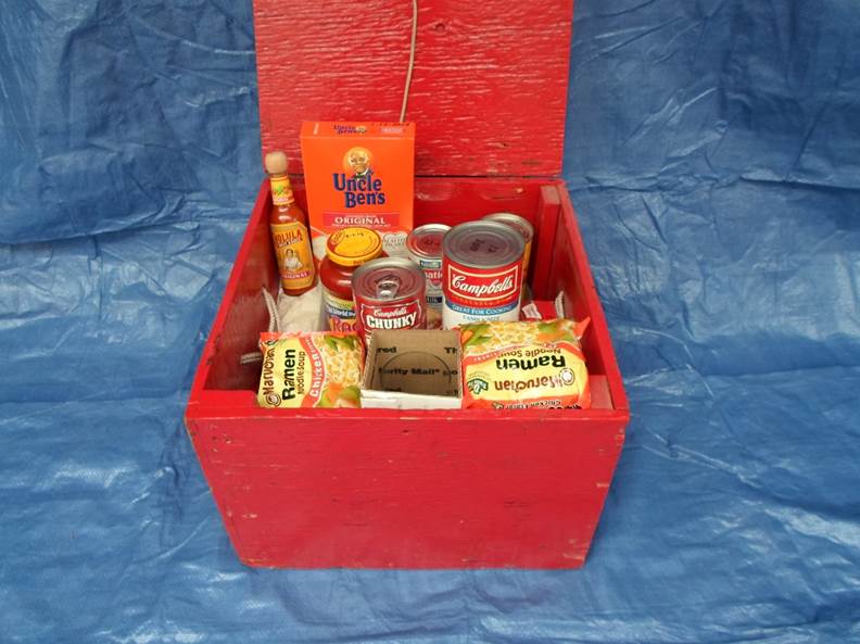 Camp food box - just one more source for food