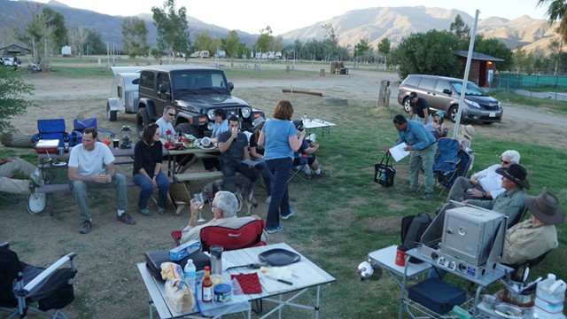 Spreading out and getting comfy for the wine and foodie share time.