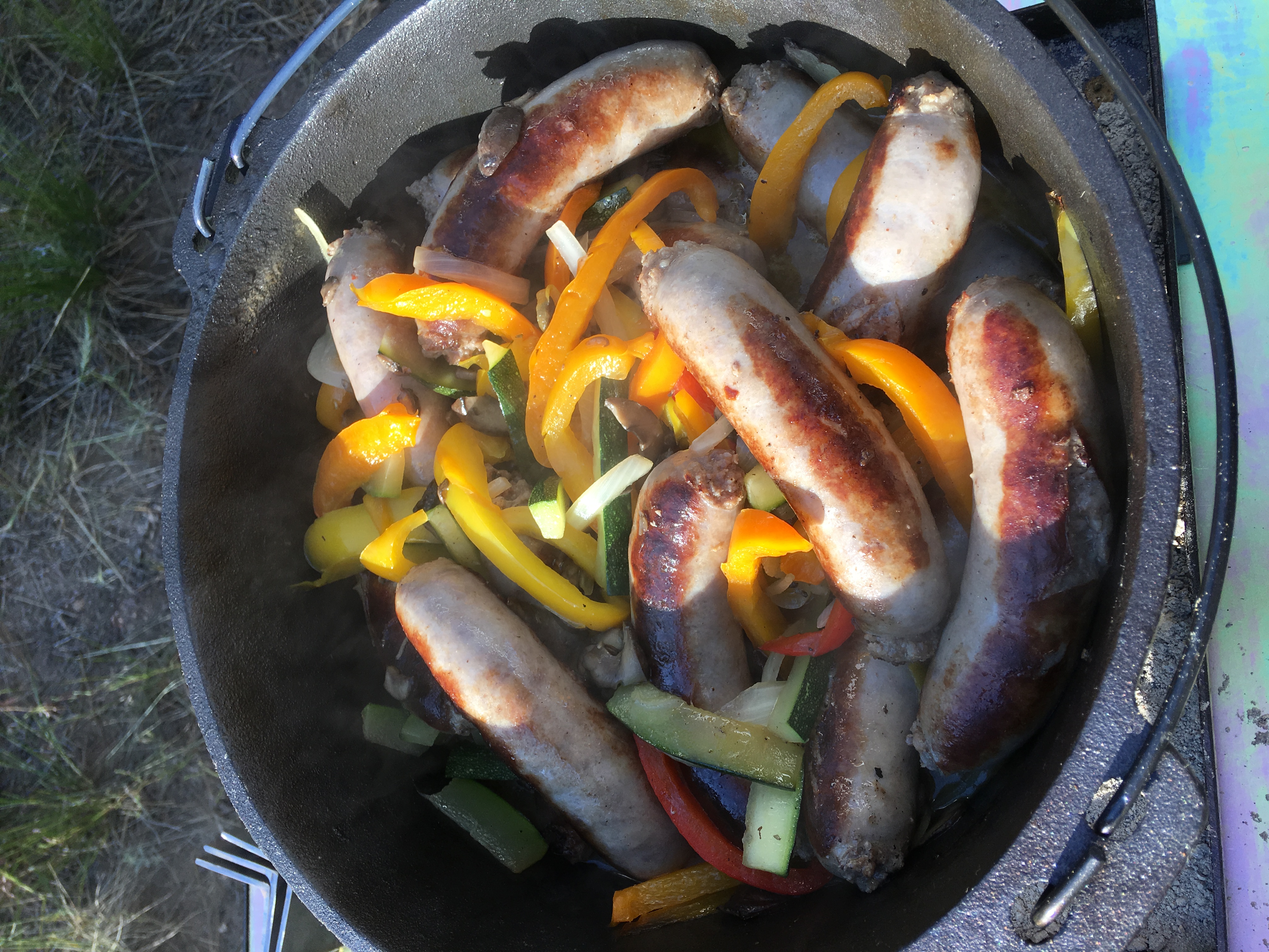 Field Day 2016 Sausage and peppers