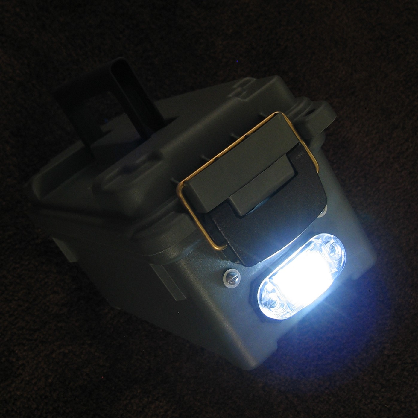 07.  An LED light for use in camp; very practical.