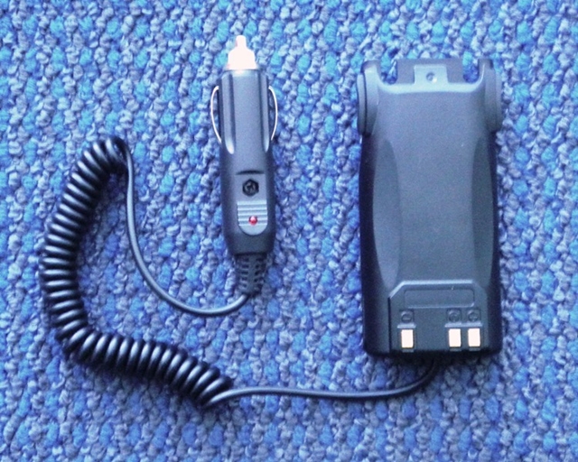 Run your HT off of this and save your batteries for the moments you go dismounted away from your ride.