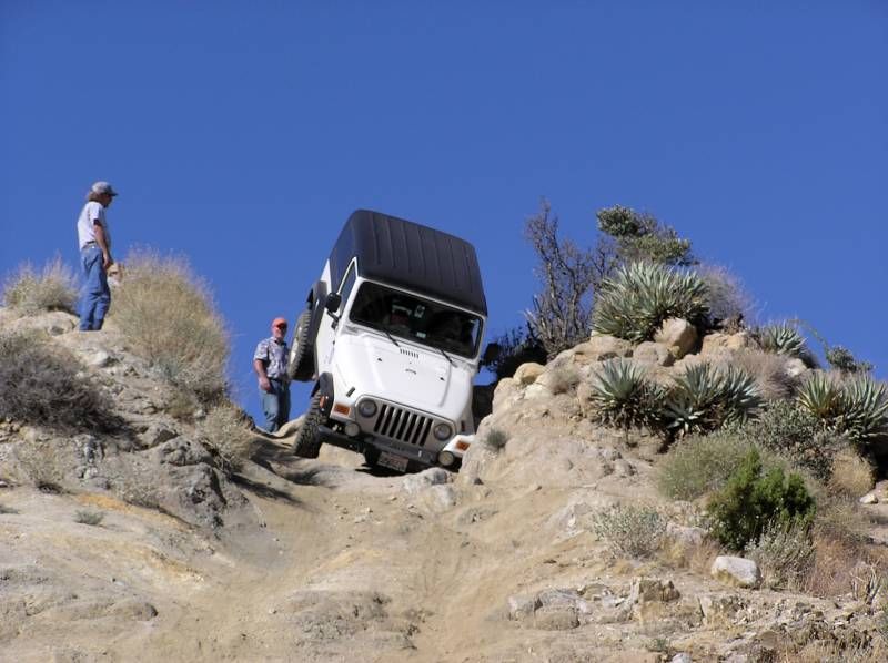Heart Attack Hill - Jeep at the Breakover