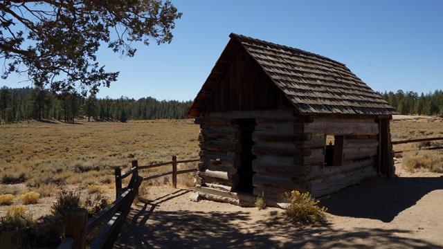 05.  Some items are authentic to the area and some are staged to provide a more realistic feel for what once was.  This cabin was moved to this location to represent what might have been common in this valley.