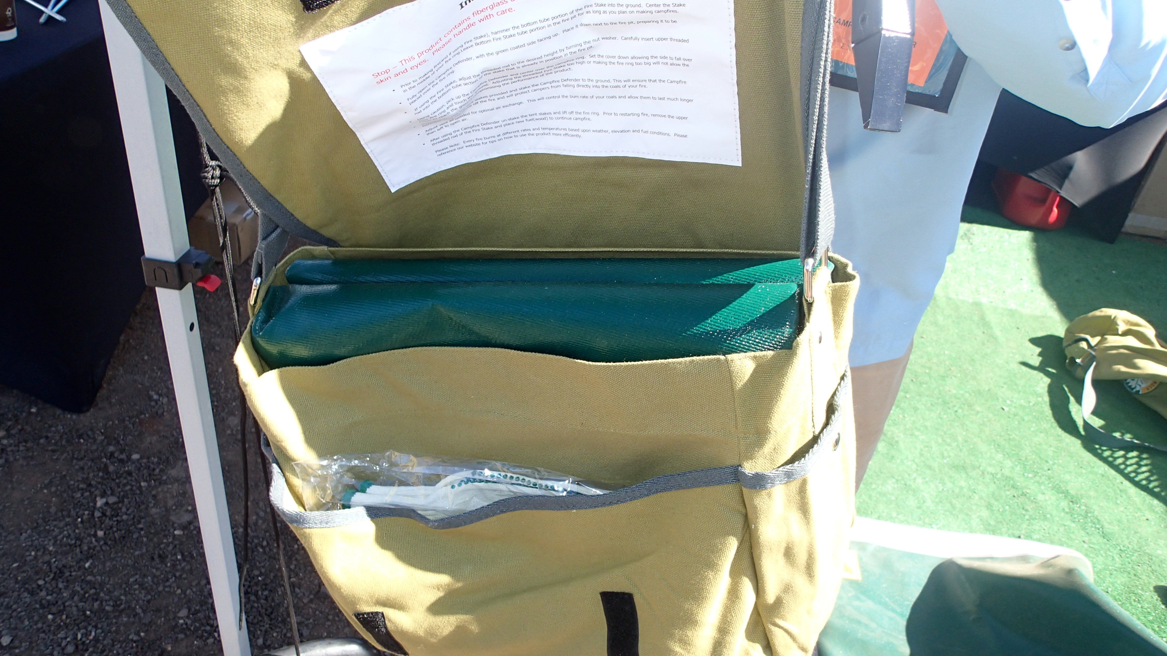Closeup of Storage Bag