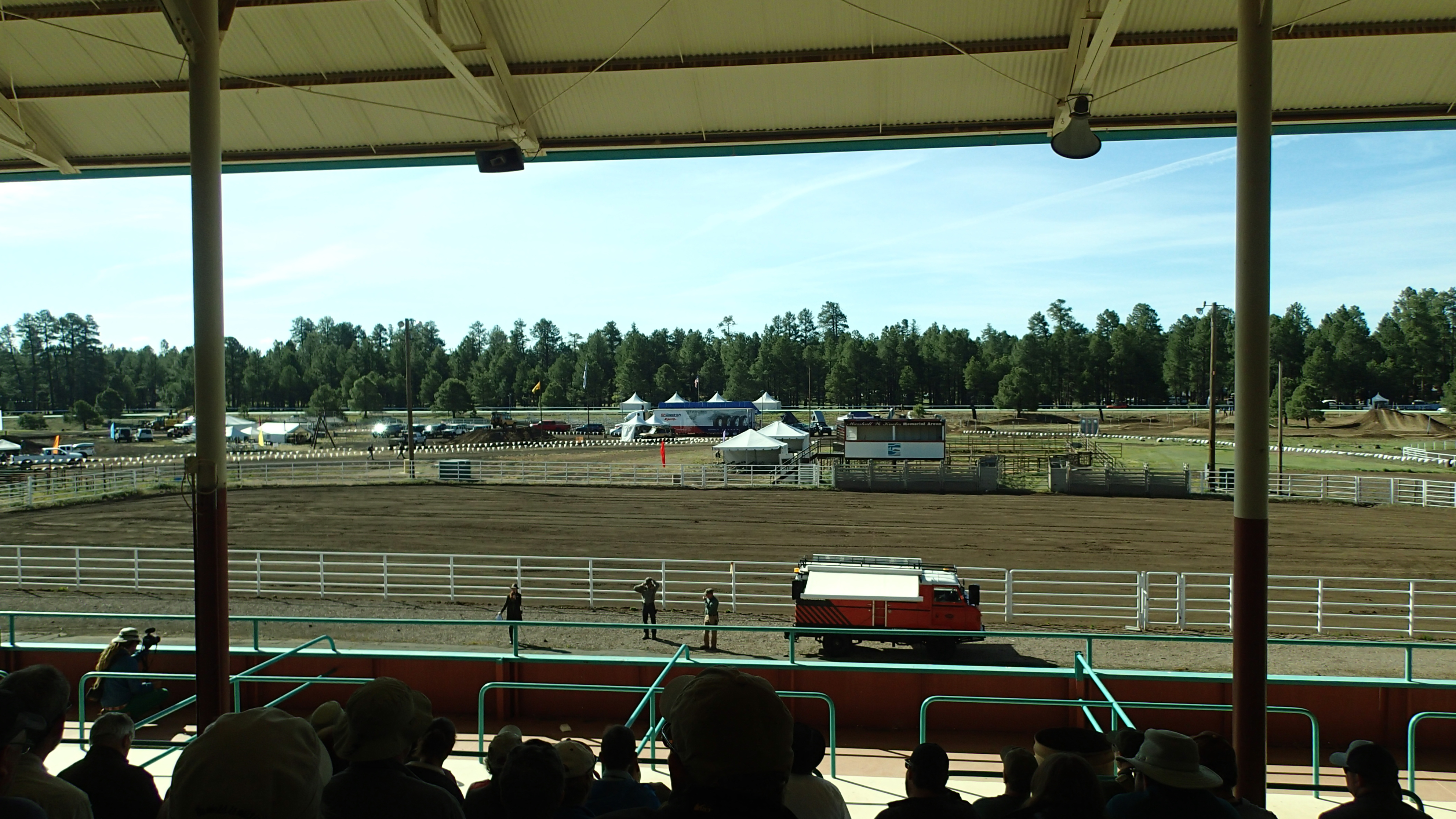 Grandstand View of Courses