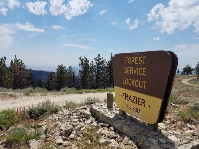Frazier Peak Sign