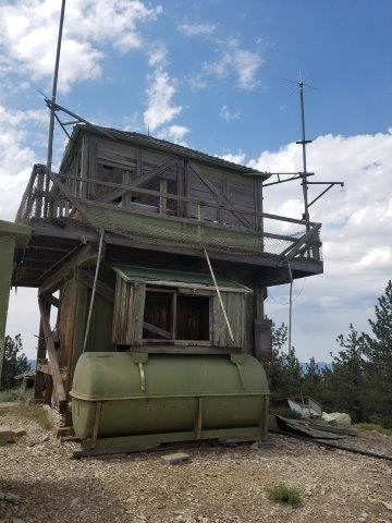 Old Frazier Peak Lookout Tower