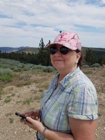 Brenda on Frazier Peak