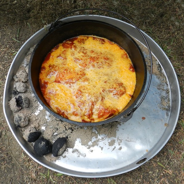 Layered Enchilada dish.  Rather than roll the ingredients in the tortillas, just lay the corn tortillas while layering your favorite ingredients from that family recipe.
