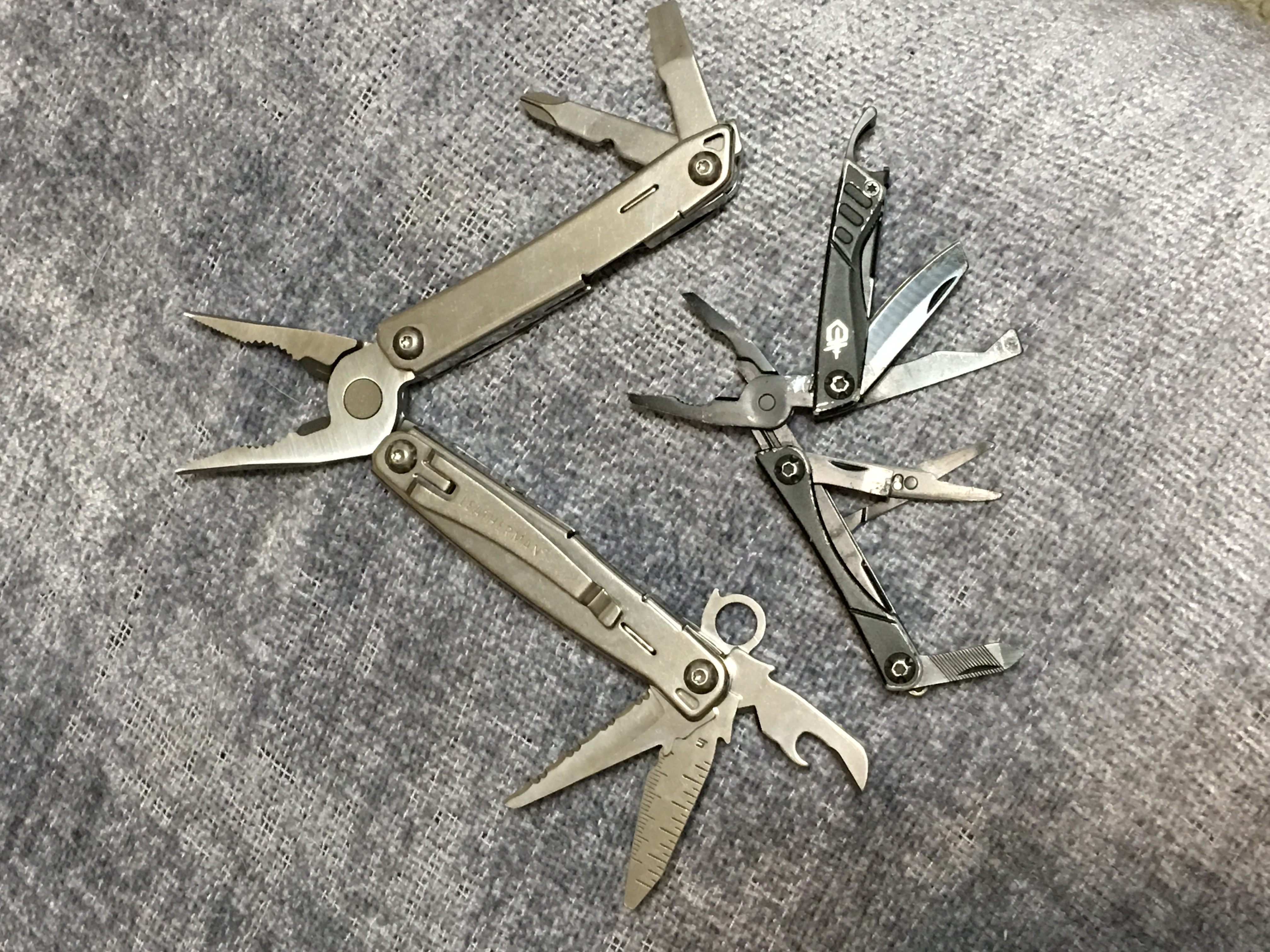 A Multi-Tool. It's right there in the name. I had to borrow Dave's to set up an antenna. I should have been wearing mine. In a box in the car is not the right place for something that Is so useful.