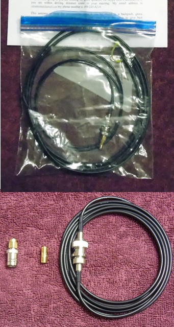 09:  Ed Fong rollup J-pole; at least one alternate antenna just in case.