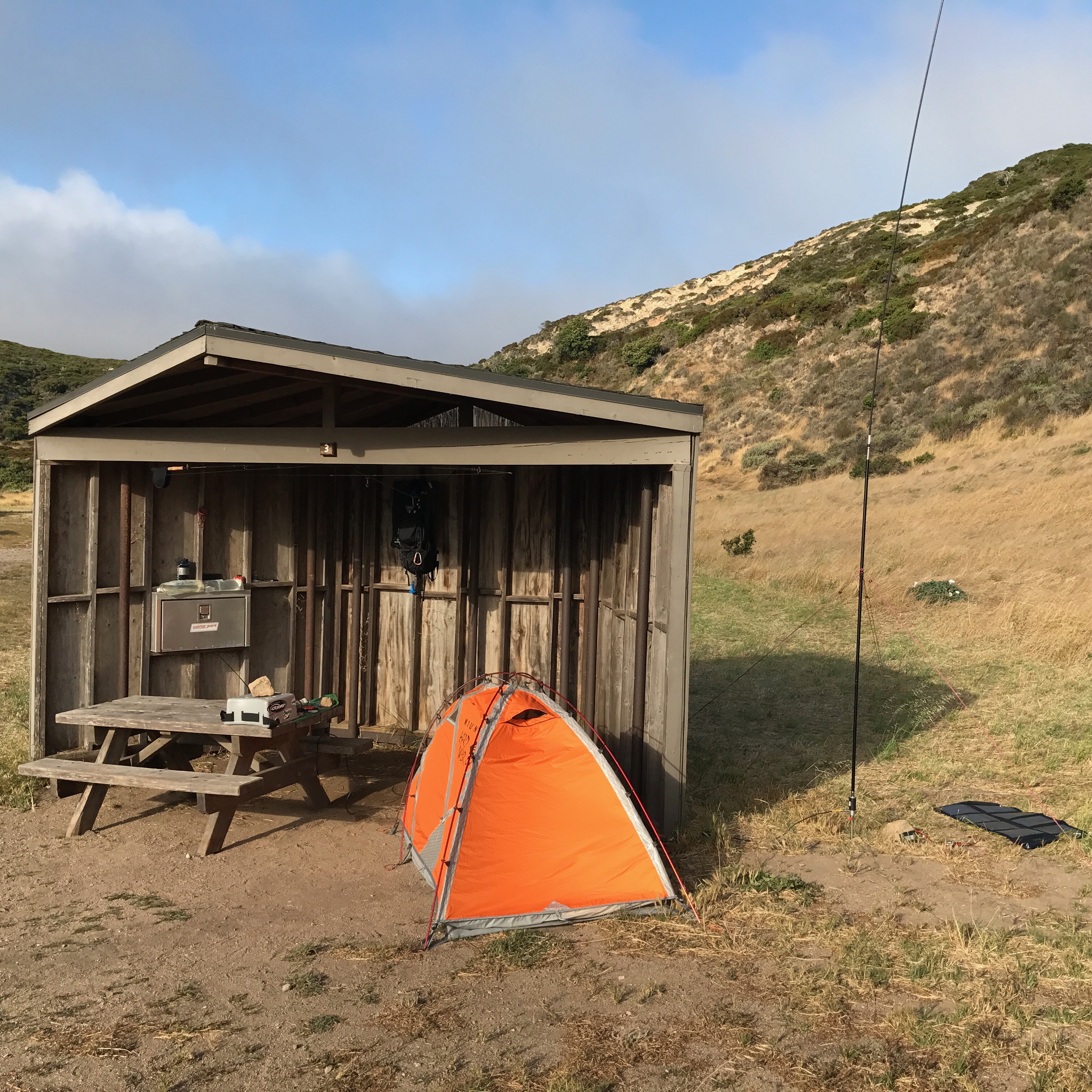 A Truly Remote Shack. Elecraft KX3 Radio