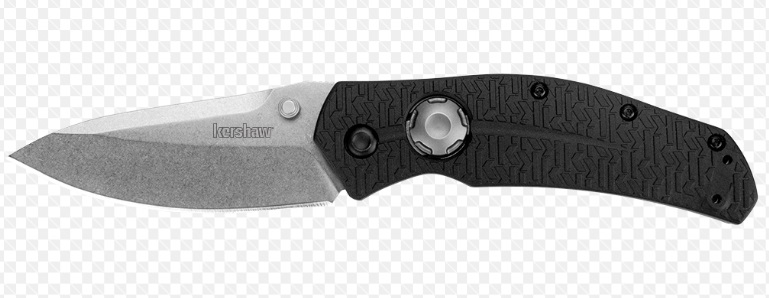 Kershaw thistle is a pushbutton lock, manual opening knife