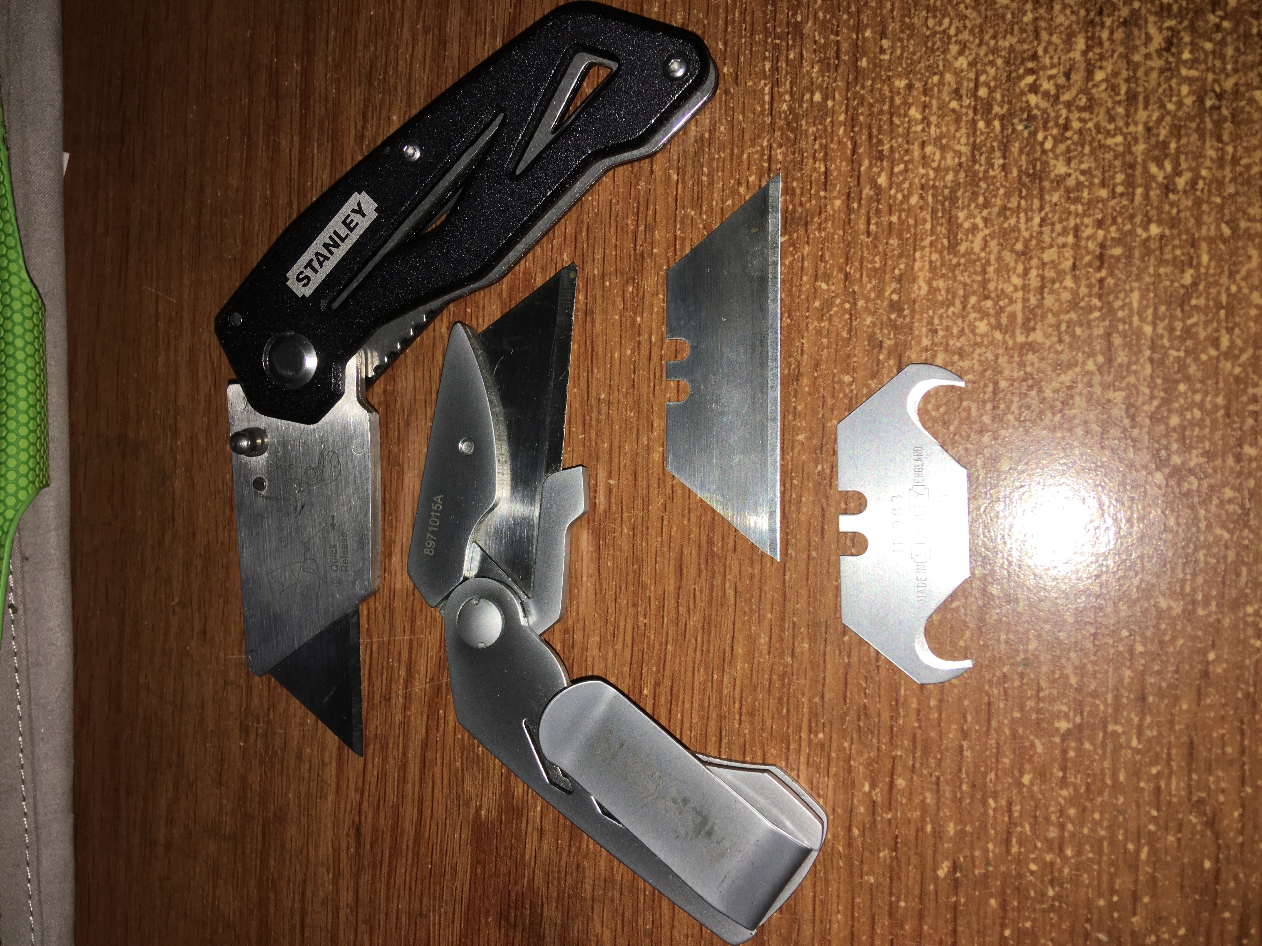 Along with the Mora Knife, I really like having a replaceable blade Folder. They are small, inexpensive,utilize very sharp blades with a number of available profiles to handle different tasks.