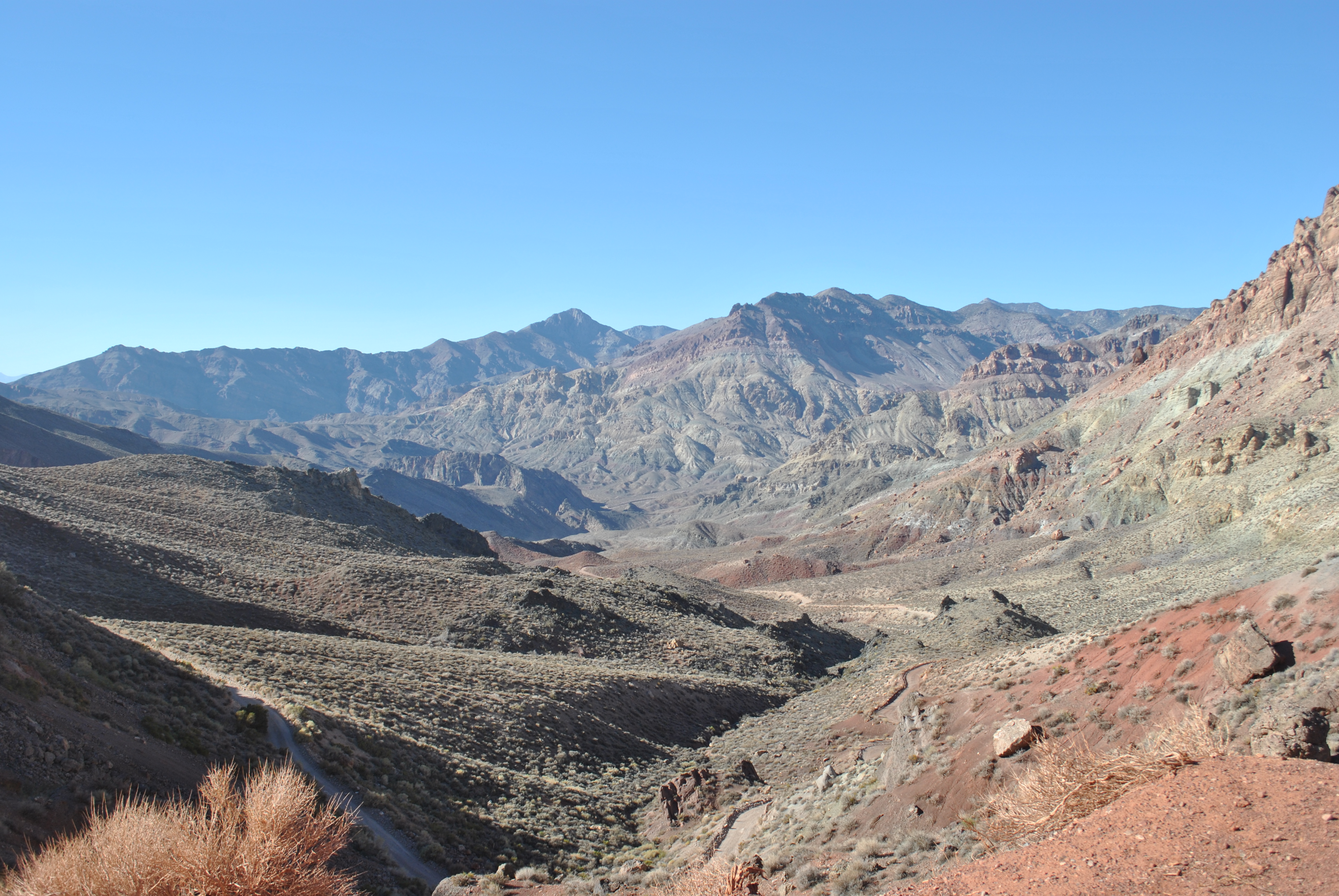 Looking NW from Red Pass