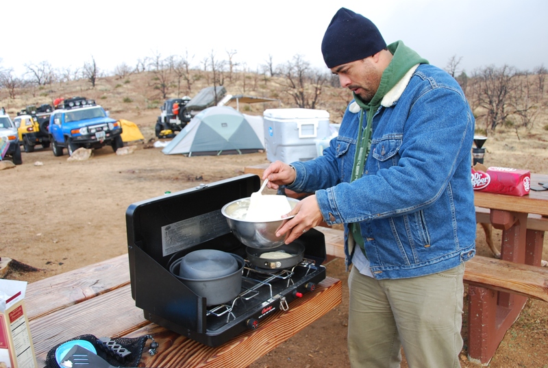 E-Train Making Pancakes
