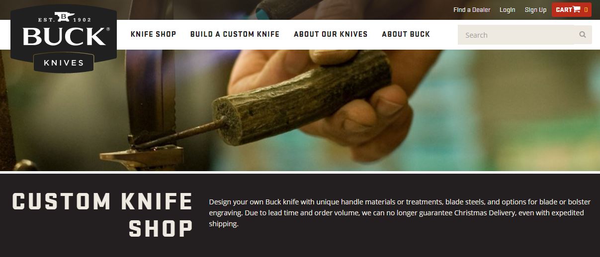 The Buck Custom Shop Splash Screen