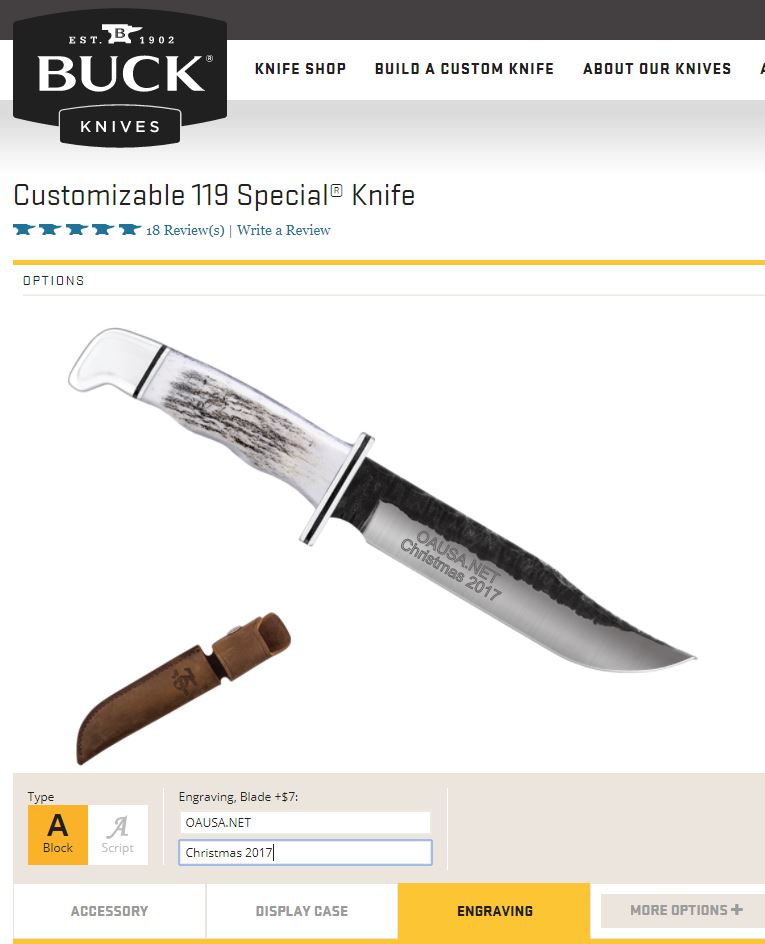 Choose engraving if you are so inclined