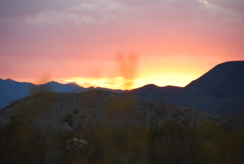 Are the mountians on fire?