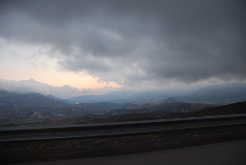 The road home.