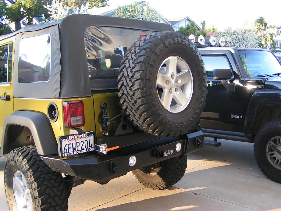 Bumper and swing gate installed..
