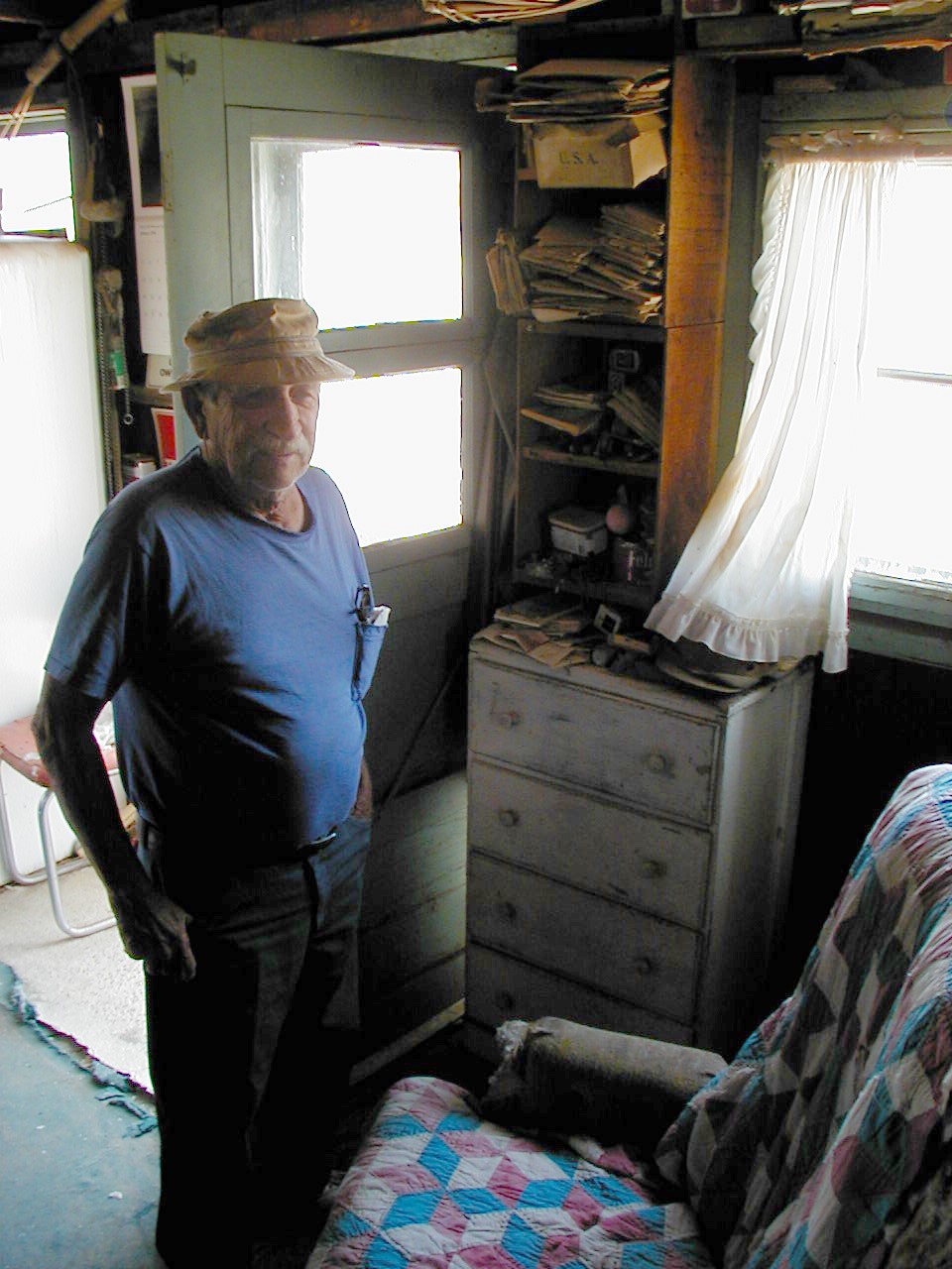 4 Larry caretaker at Bickel Camp. 2001 .jpg