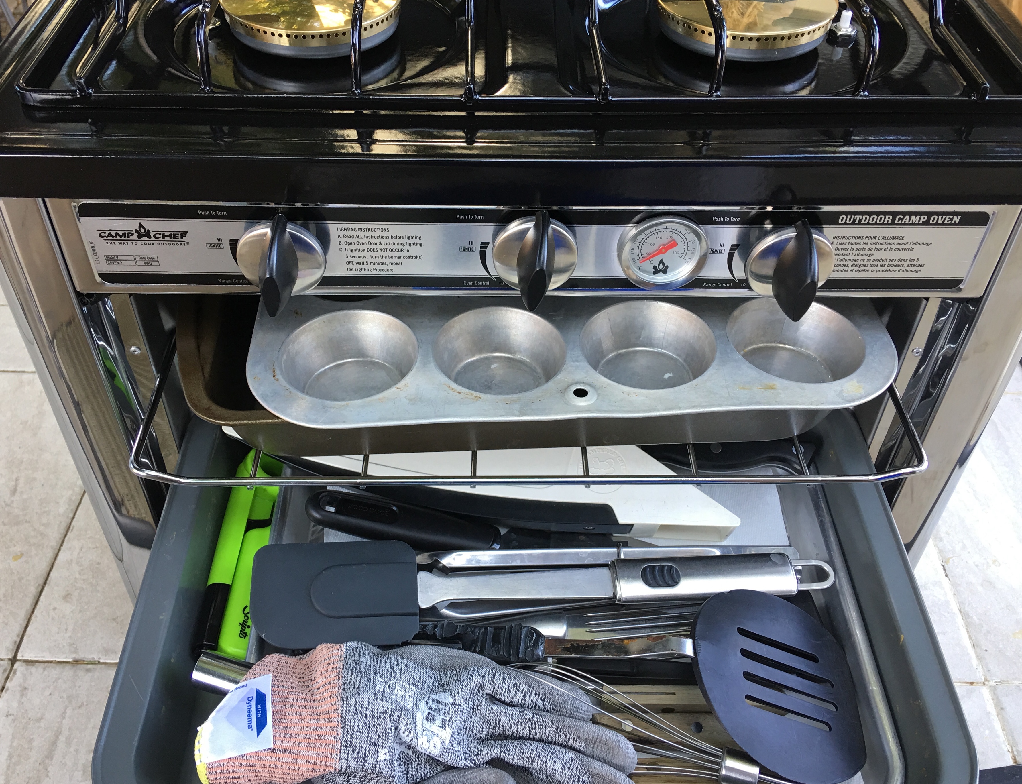 I find myself always wanting on oven but still needing the cooktop. This fills the need. I will still bring my standard Coleman stove along to group events as 2 burners isn’t enough when cooking for a crowd. Works for me anyway.