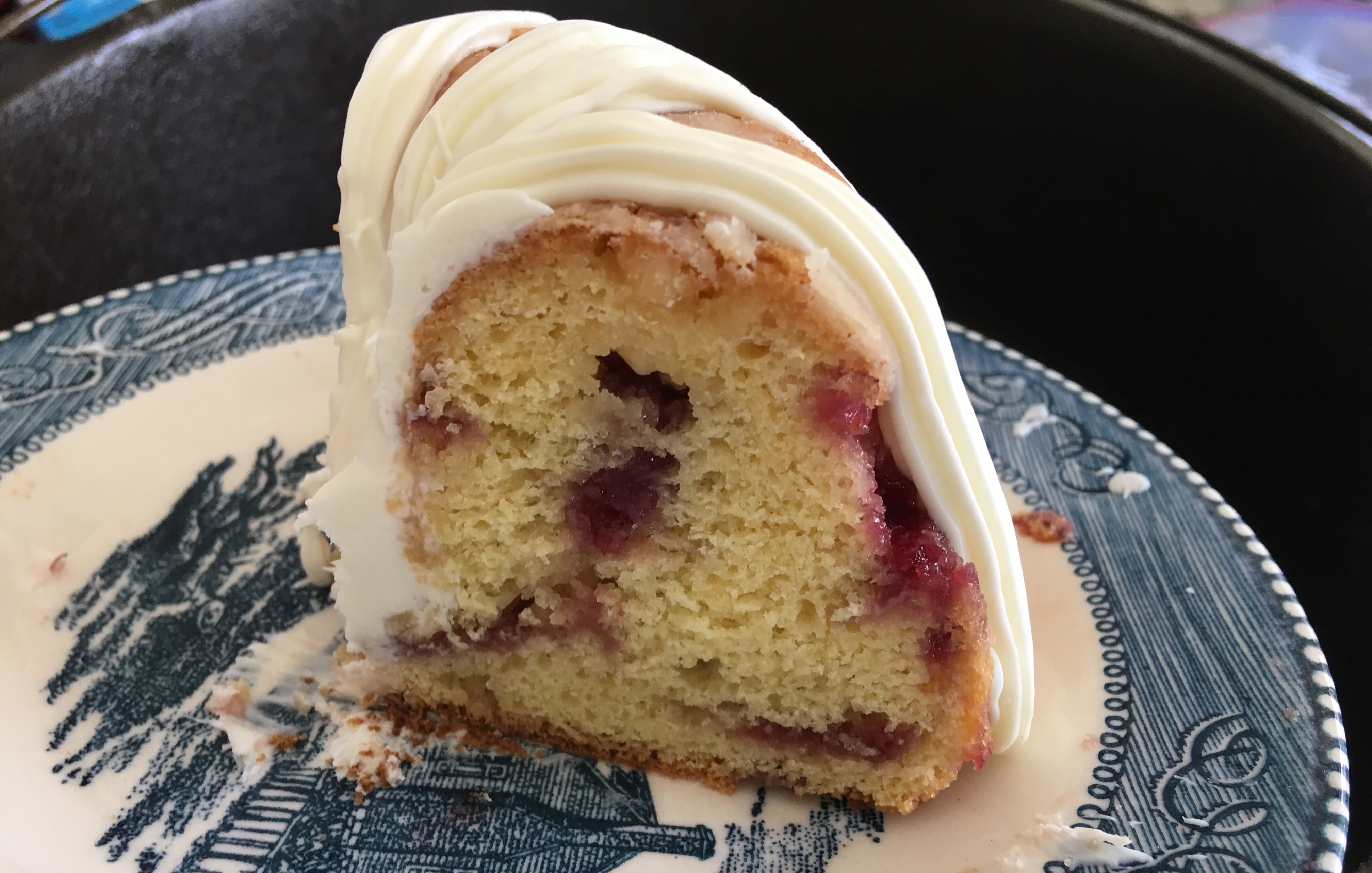 Seedless Raspberry jam filling.