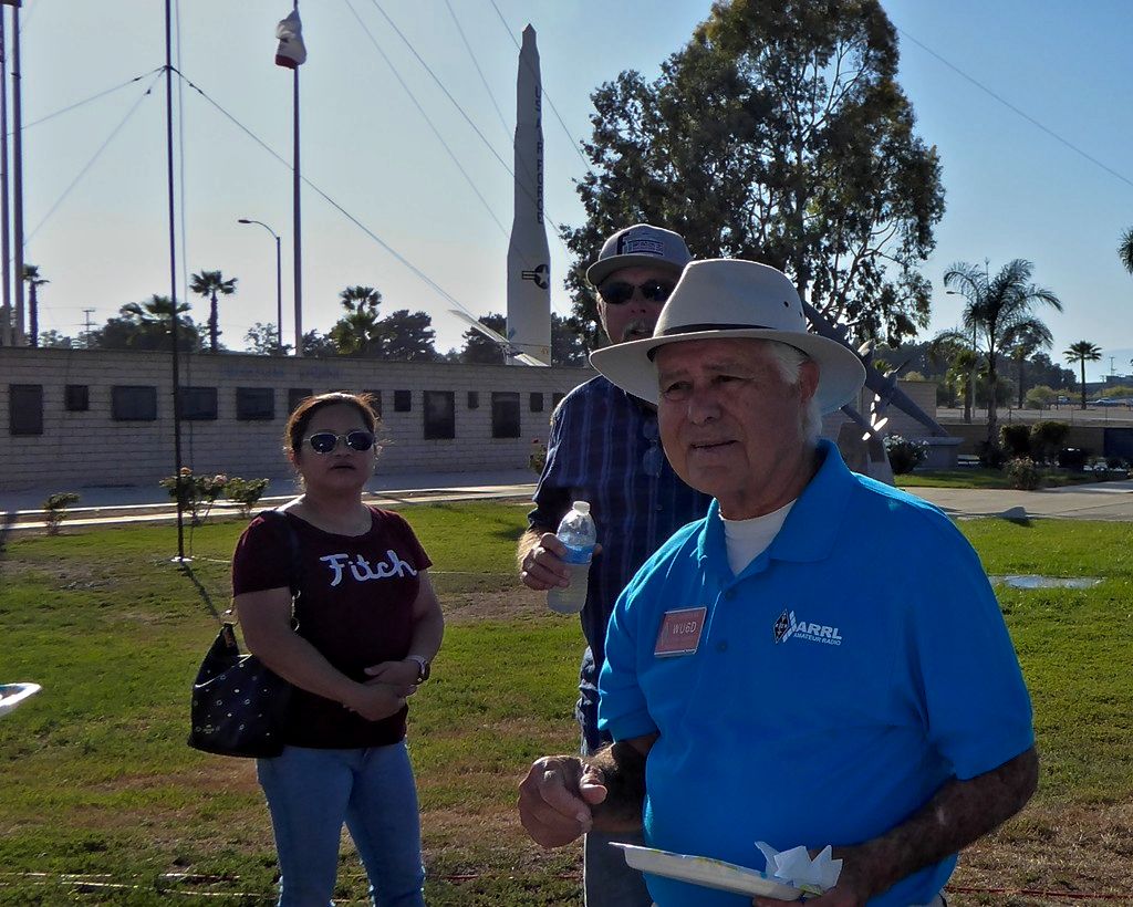 WU6D, Carl Gardenias, ARRL's Orange Section Manager stopped by and had a bite to eat and some face time with the group as well.