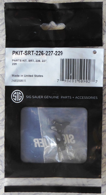 P226 SRT kit that is a nominal enhancement that you would commonly find on upgraded models of the Sig P226 like the "Extreme" and "Scorpion" models.