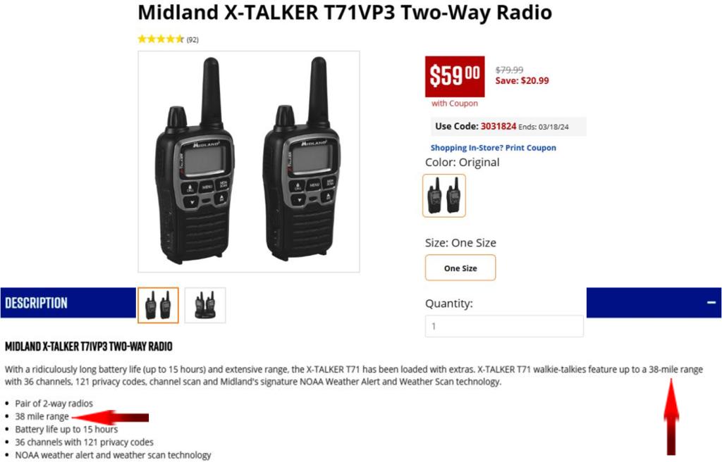 Don't fall for the hype, the FRS and GMRS platform are limited to the same capabilities as our beloved amateur radio service and we all know there are several limiting factors that negatively affect our "Fars" (as Randy from NotARubicon would say)