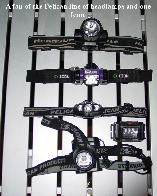 Headlamps are the best! Nothing like being the master of your domain with a variable power headlamp. Not too bright for close work because you can adjust it and not too dim for trail walking or cave exploring when you need it.