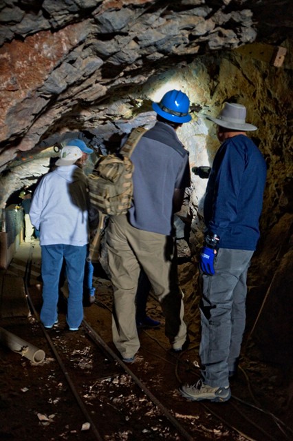 29. Rails still in place. It is amazing how many mines still have rails and ore carts still in them. It's still a pity there aren't more intact.