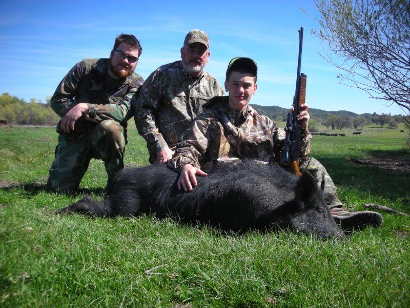 O - Guided boar hunts make a great first hunt for a young or old hunter.