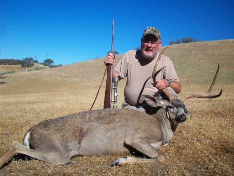 R - Black Tail Deer - the bucks can be elusive during hunting season.