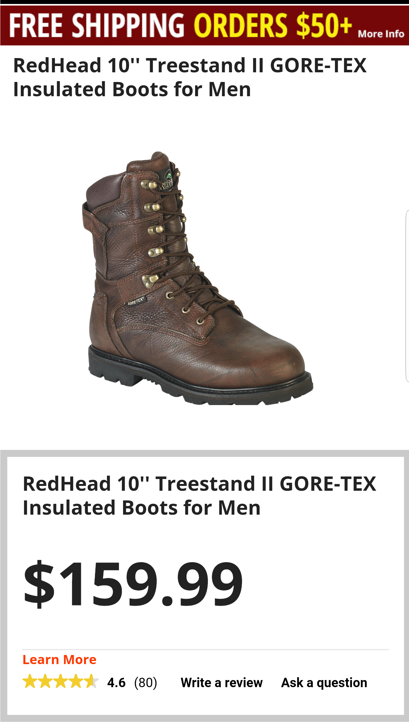 Super comfortable boot for snow and cold weather